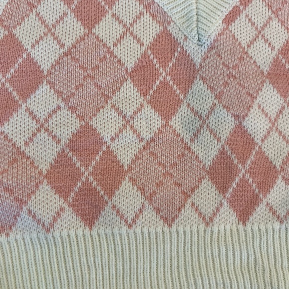 Small Shein Oversized Shein Sweater Knit Vest Juniors Womens Lightweight Pink - Picture 6 of 6